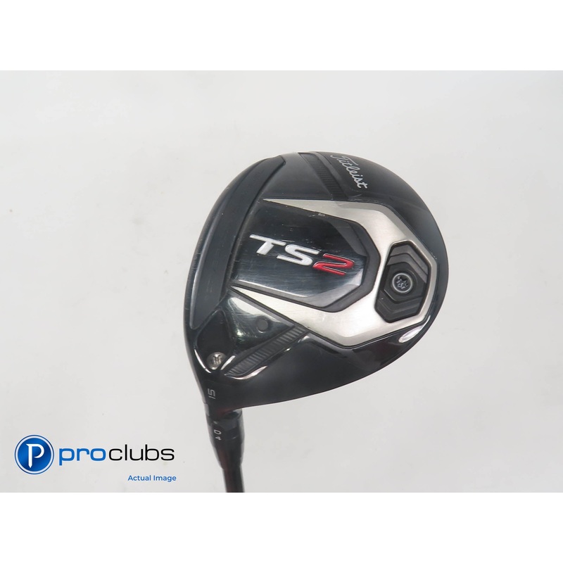 Left Handed Titleist TS2 15* 3 Wood – Mitsubishi Kuro Kage 55g Senior – 393490