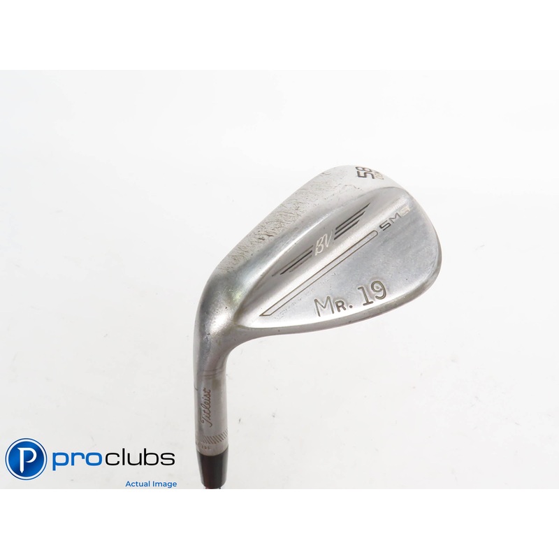 Left Handed Tour Issue Titleist Vokey SM9 RAW 58*(8*) WEDGE M-Grind – Stiff Flex