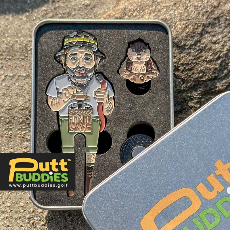 Putt Buddies Greenskeeper Divot Tool w/ Gopher Ball Marker