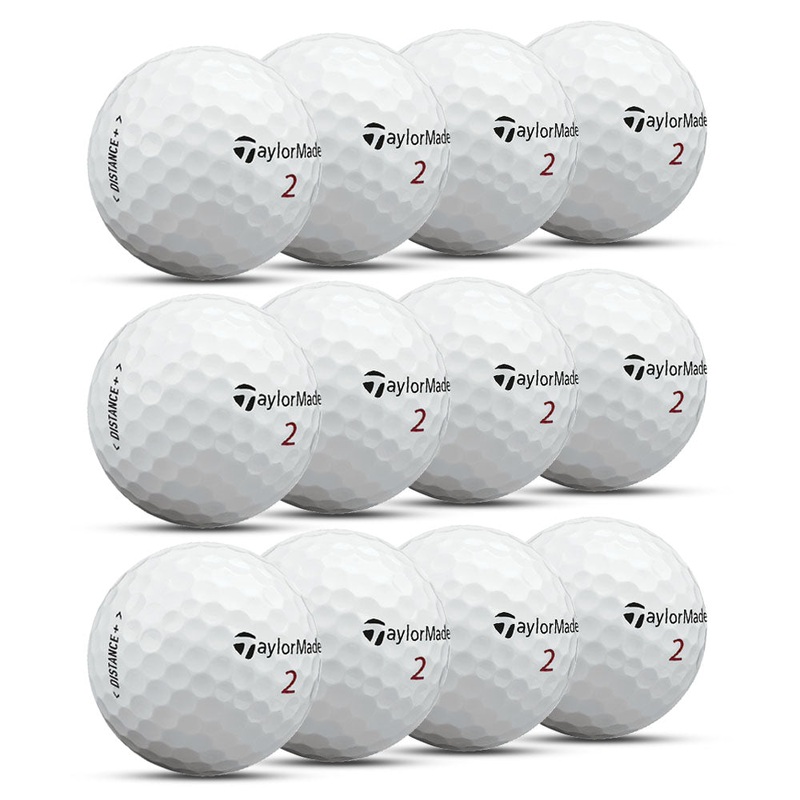 TaylorMade Distance + Golf Balls (Bulk – 4 Dozen)