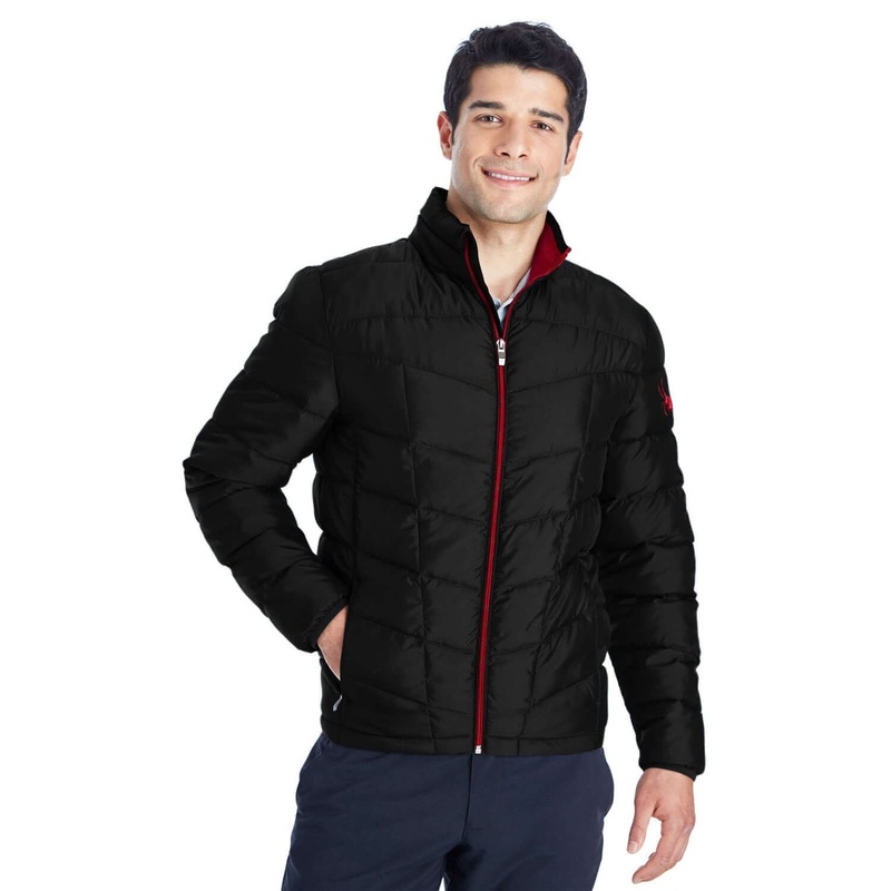 Custom Logo Spyder Pelmo Insulated Puffer Jacket  – Mens