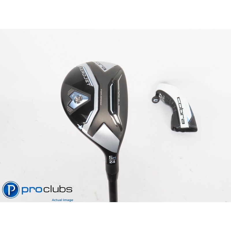 Ladies Cobra AEROJET 24* 5 Hybrid w/ HC – KBS PGI 55g Ladies Flex – 414759