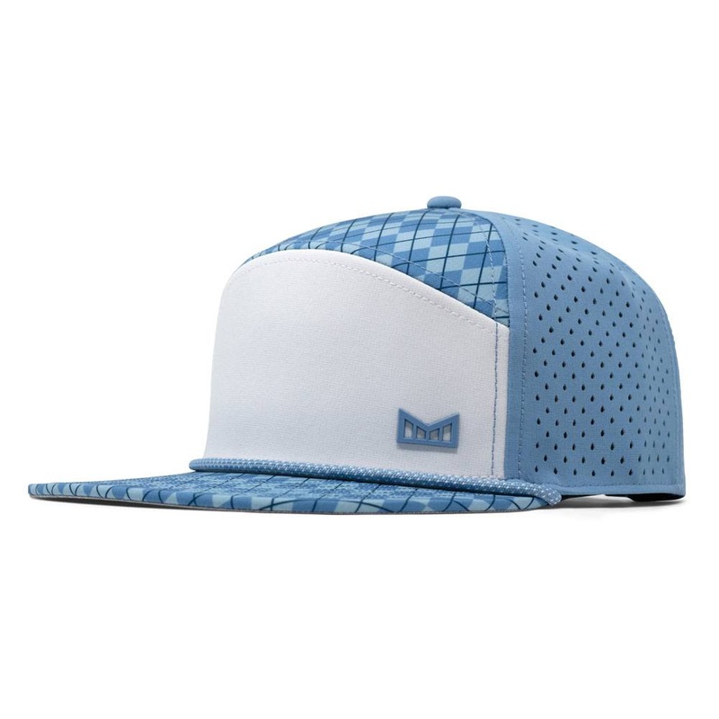 Melin Hydro Trenches Links Golf Cap Blue Argyle – SU24 Men