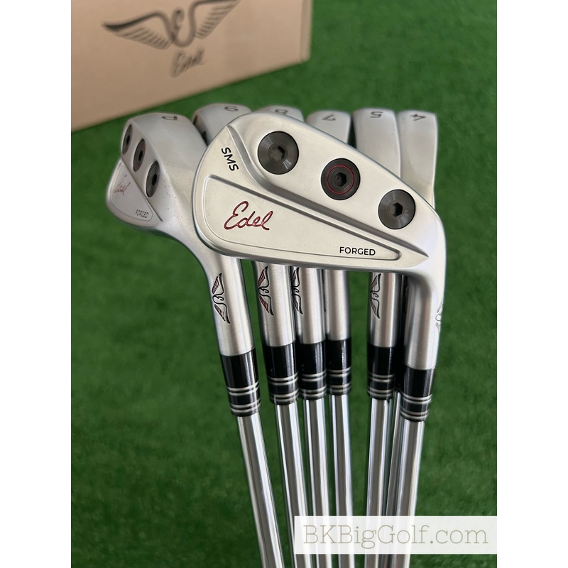 NEW Edel SMS Forged Iron Set w Box 4-P / KBS Tour 130 X Extra Stiff