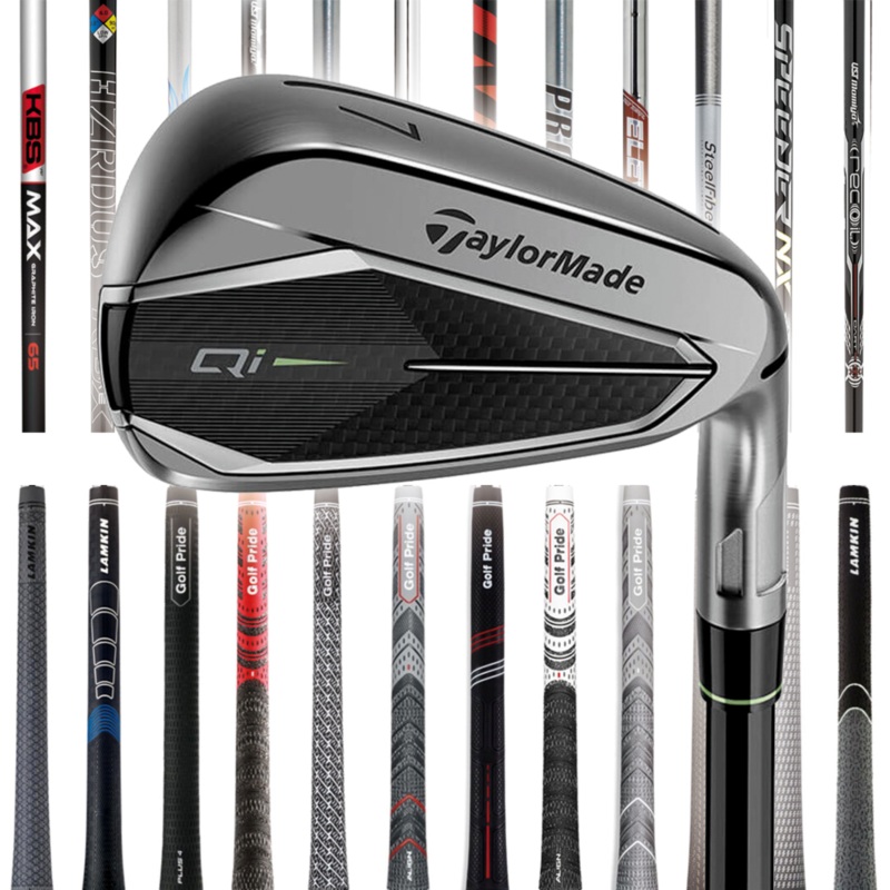 TaylorMade Qi Gunmetal Edition Custom Iron Set