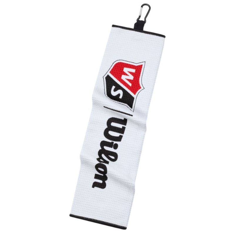 Wilson Staff Tri-Fold Golf Towel – White