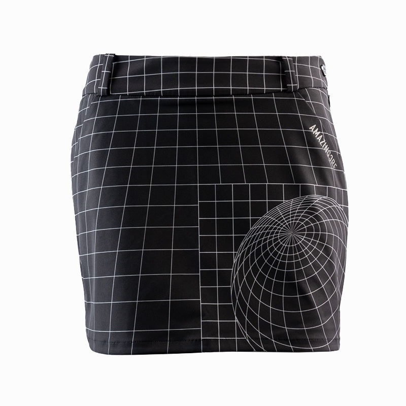 Amazingcre Women A. Skull Interweb Skirts
