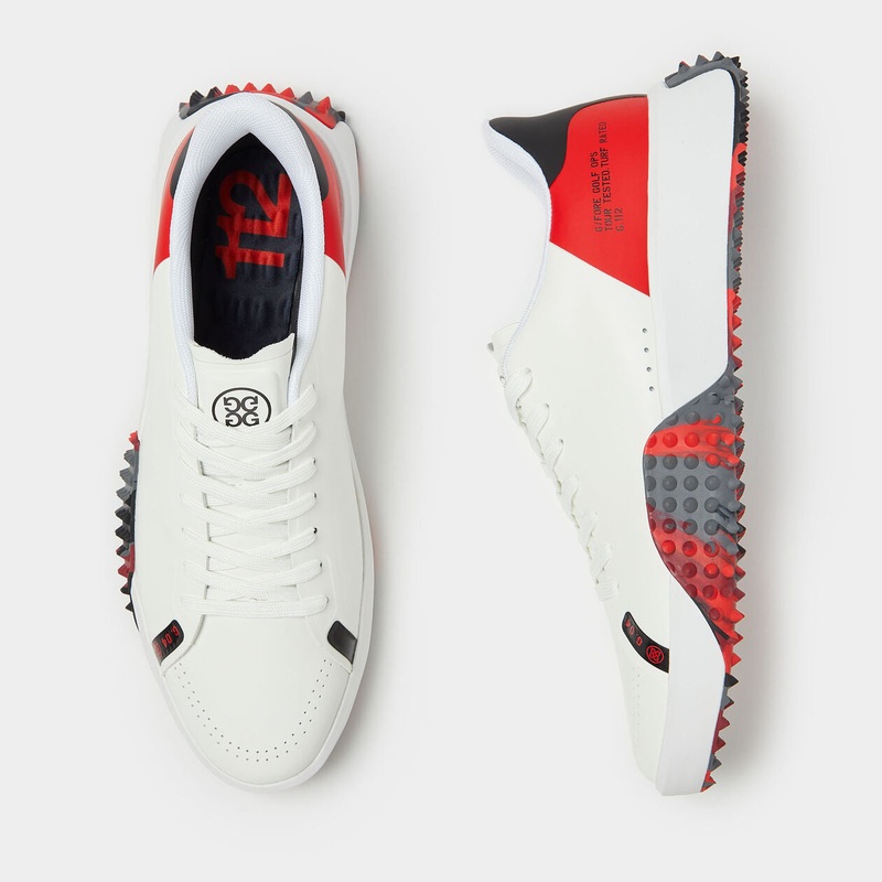 G/FORE 2024SS MEN G.112 P.U. LEATHER COLOUR BLOCK CAMO GOLF SHOES