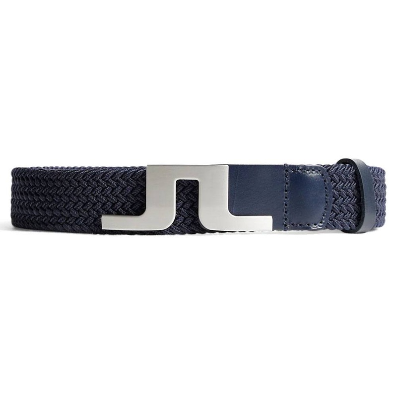 J.Lindeberg Berry Elastic Golf Belt JL Navy – SS25 Men