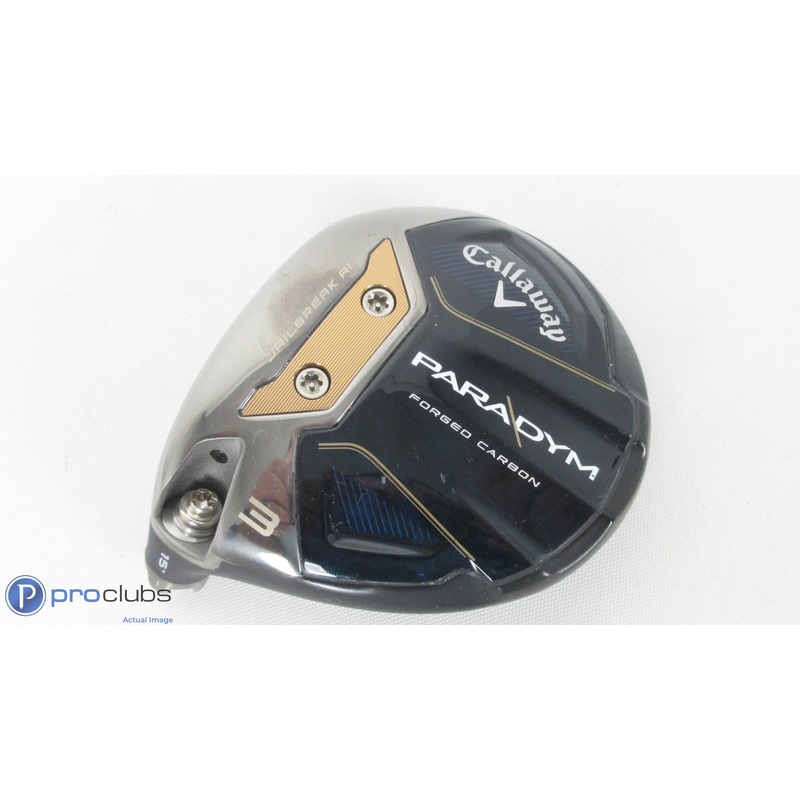 Left Handed Callaway Paradym 15* Fairway 3 Wood -Head Only- 365865