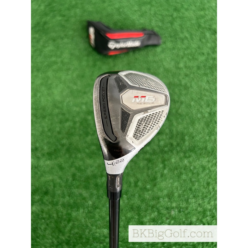LH Taylormade M6 Rescue 4 Hybrid w Headcover / Regular