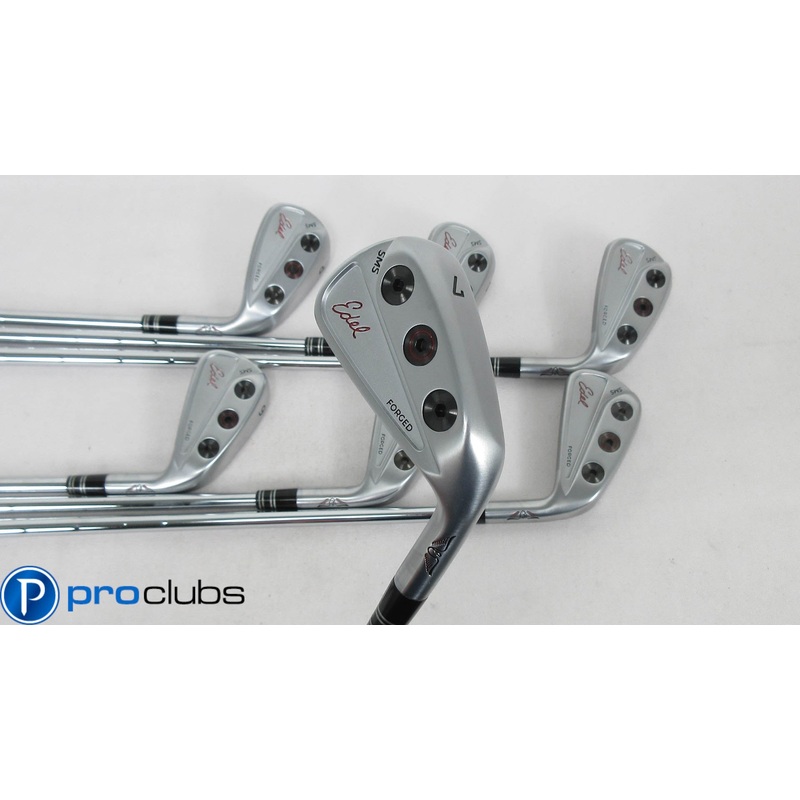 Mint! EDEL SMS FORGED IRONS 4-PW STEEL KBS TOUR 130 X-FLEX -IN BOX- #397443