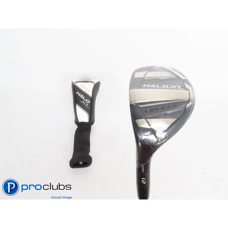 New! Left Handed Cleveland Halo XL 21* 4 Hybrid w/HC – Tensei AV Stiff #421323