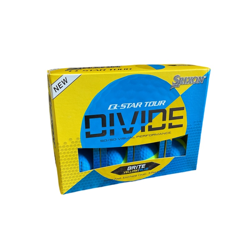 Srixon Q-Star Tour Divide Golf Balls – One Dozen