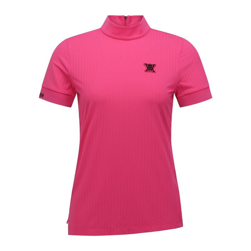 ANEW GOLF WOMEN HIGH NECK ZIPPER POINT SHOT T-SHIRT