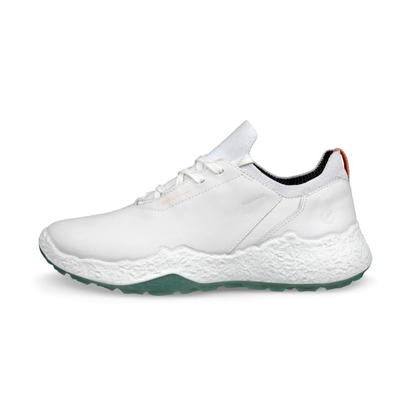 ECCO Women’s Golf Biom H5 Golf Shoes – White/Green