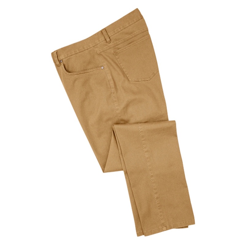 FootJoy Sueded Cotton Twill 5-Pocket Golf Pants Tan – FW22 Men