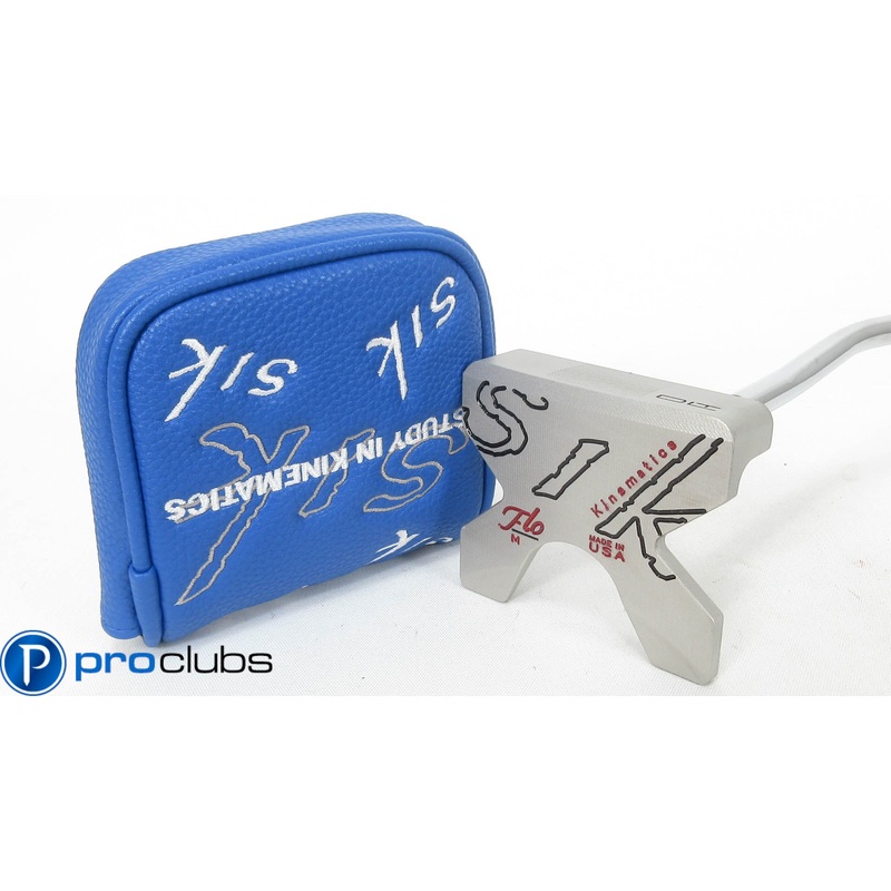 NEW SIK FLO M-SERIES DOUBLE BEND TOPLINE PUTTER 34″ w/ HEADOVER #368084