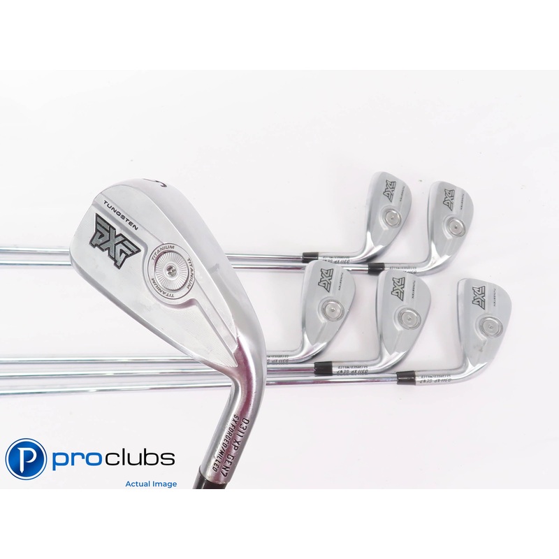 Nice PXG 0311XP Gen7 6-PW,GW IRON SET -XP95 ST15 Regular Flex Steel -1/2″ 448136