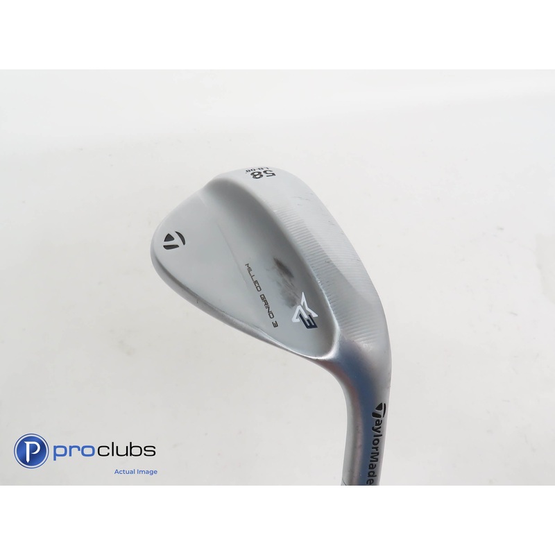 Nice TaylorMade Milled Grind 3 Chrome LB 58*(8*) Wedge – S200 Stiff Flex 366640