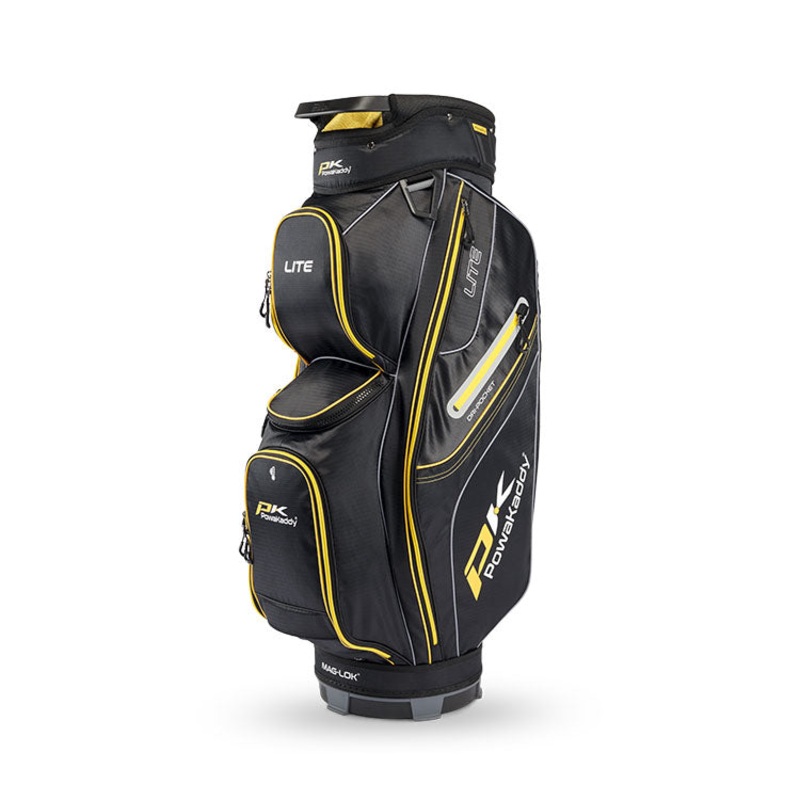 Powakaddy Lite Golf Cart Bag – Black/Yellow