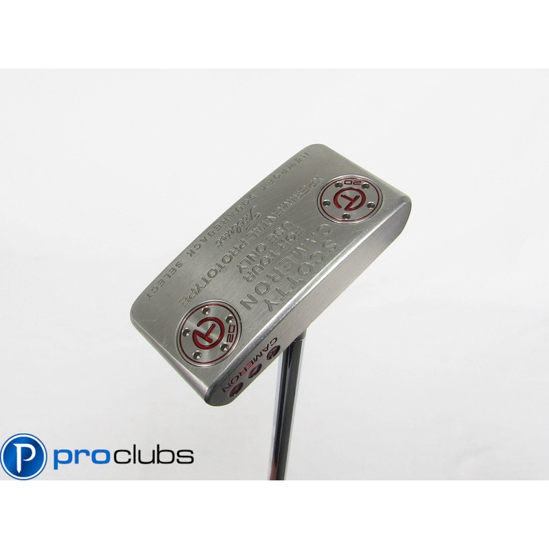 SCOTTY CAMERON XPERIMENTAL PROTOTYPE SQUAREBACK WELDED CENTER SHAFT PUTTER