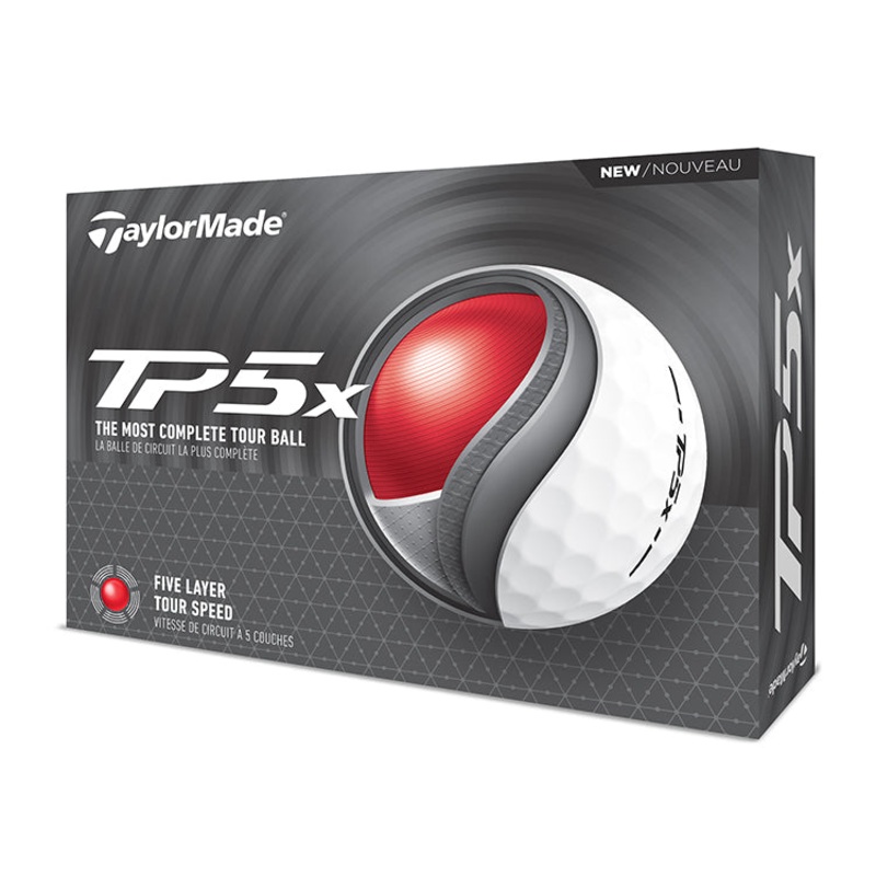 Taylormade TP5x Golf Balls – White