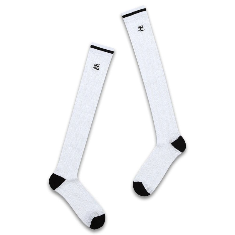 Fairliar Cable Weave Knee Golf Socks – 24 Women