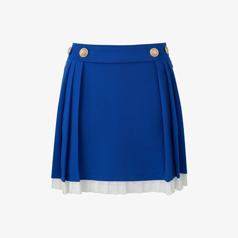 GFJ Women Double Pleat Layer Skirt