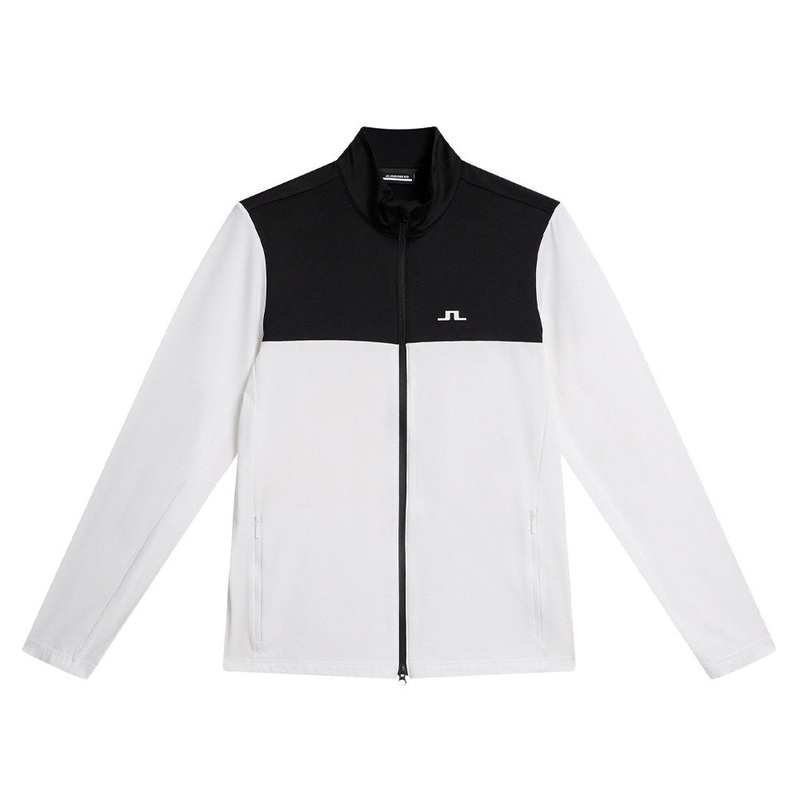 J.Lindeberg Banks Mid Layer Golf Jacket White – SS24 Men