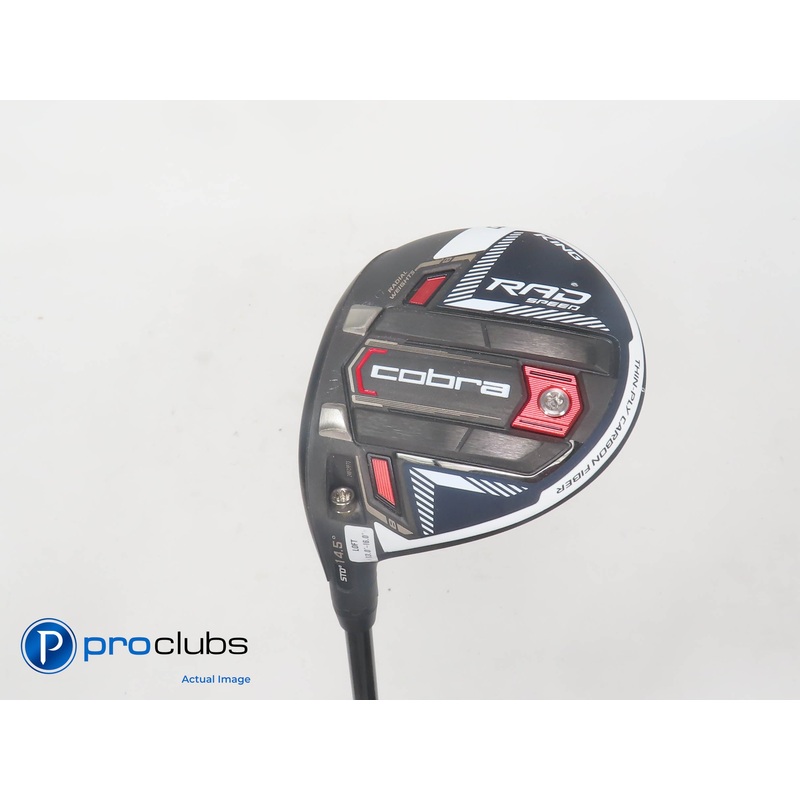 Left Handed Cobra Rad Speed Peacoat 14.5* 3 Wood – Tensei White 75 Stiff 393192