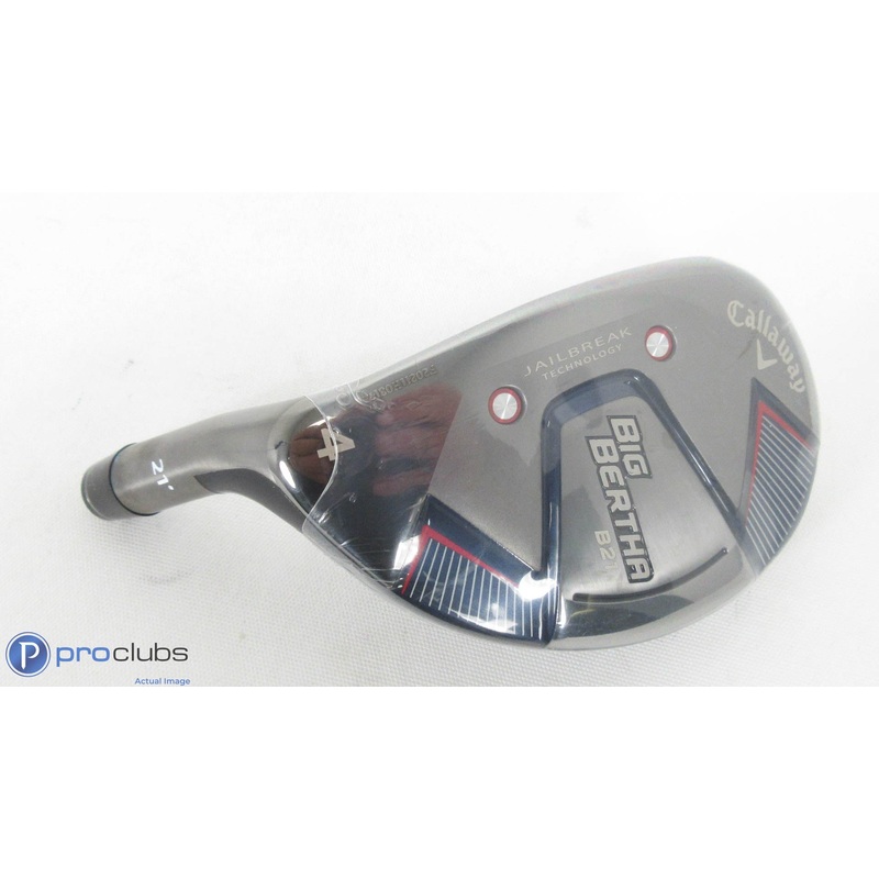 NEW! Left Handed Callaway Big Bertha B21 21* – 4 Hybrid – Head Only – L/H 369487
