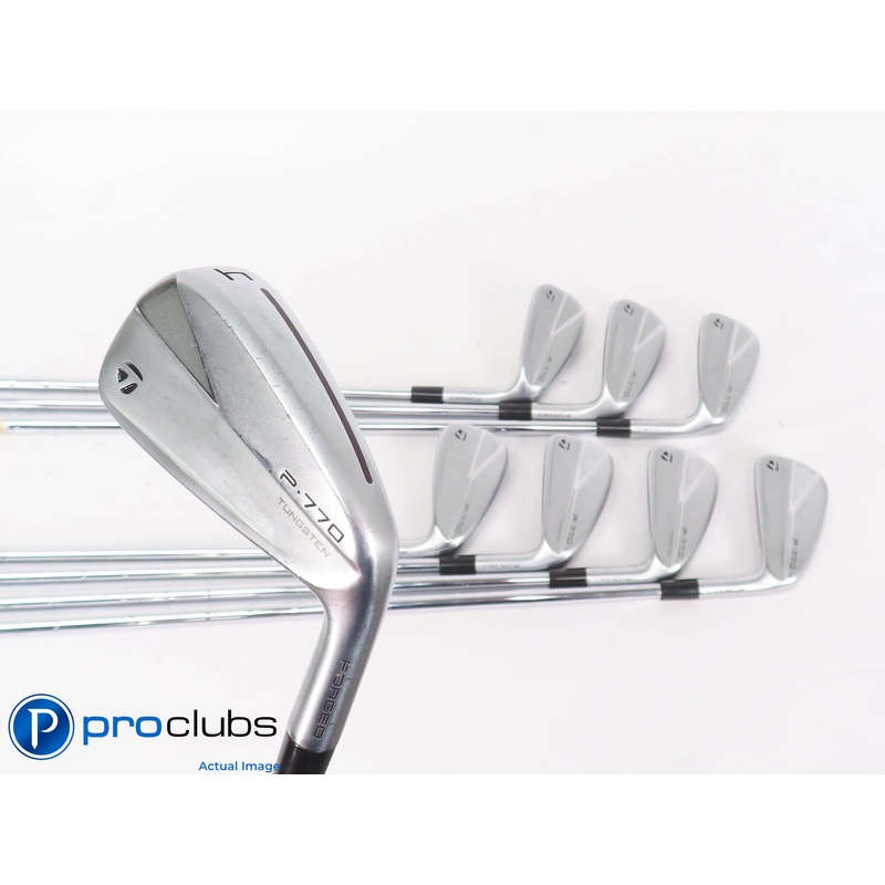 TaylorMade ’23 P-770 4-PW,AW IRON SET -DG 105 S300 Stiff Flex Steel +1/2″ 445287