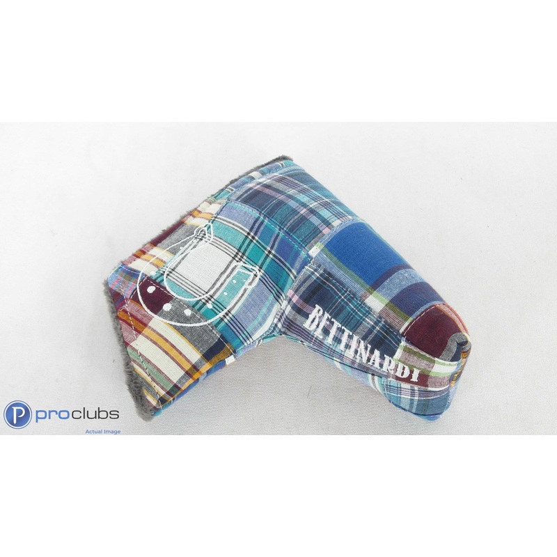 Rare! Bettinardi Blue Patch Madras Blade Headcover – 400449