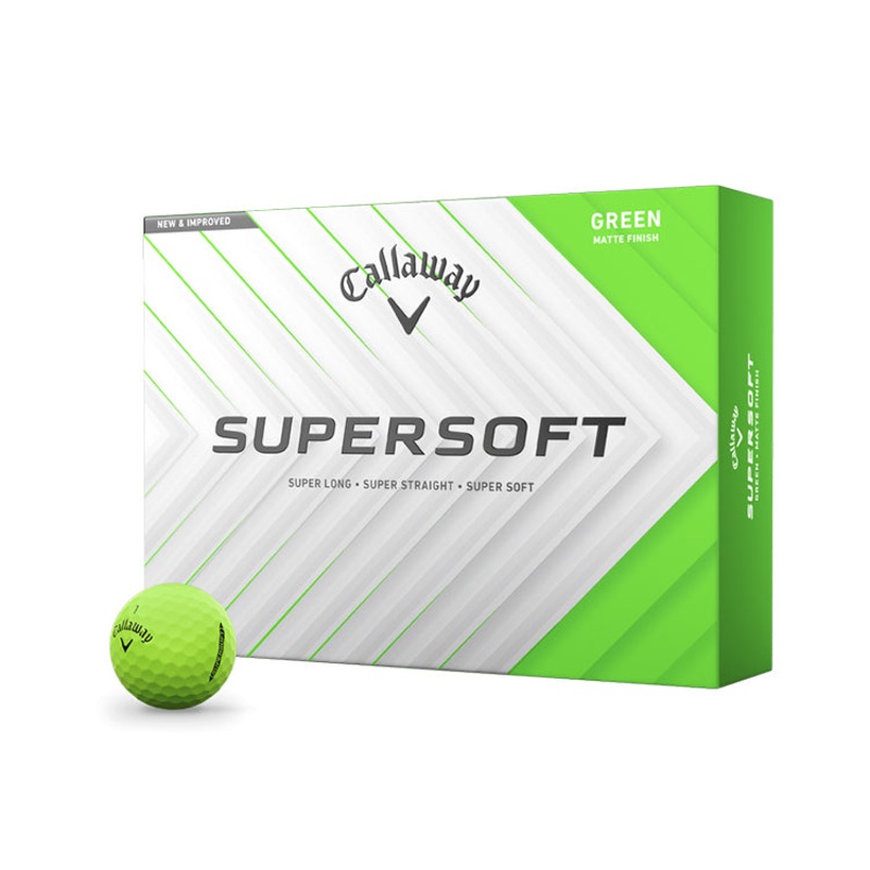 Callaway Supersoft Golf Balls – Matte Green