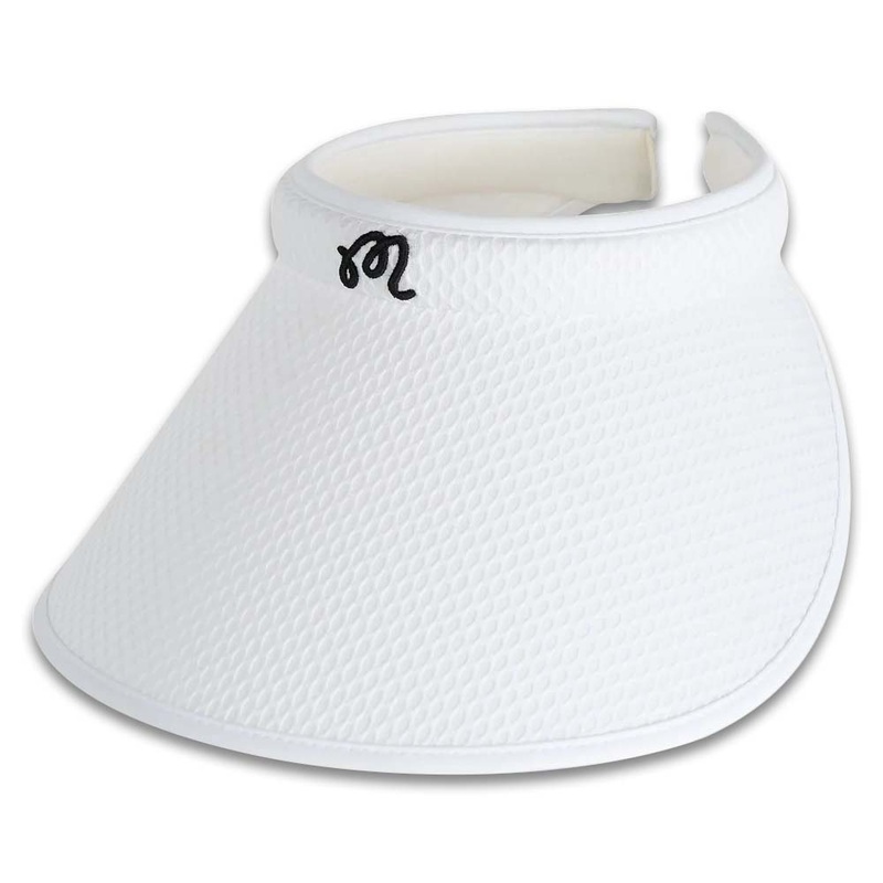 Malbon Claire Mesh Golf Visor White – SP23 Women