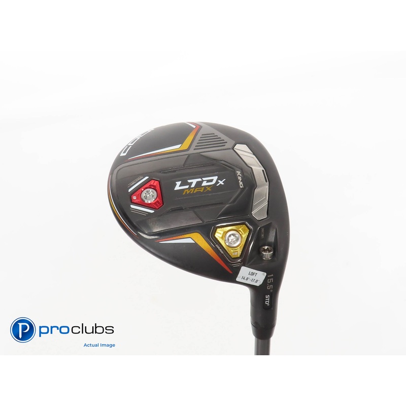 Nice Cobra KING LTDx MAX 15.5* 3 WOOD Blk/Gld -Riptide CB 40g Senior Flex 379160