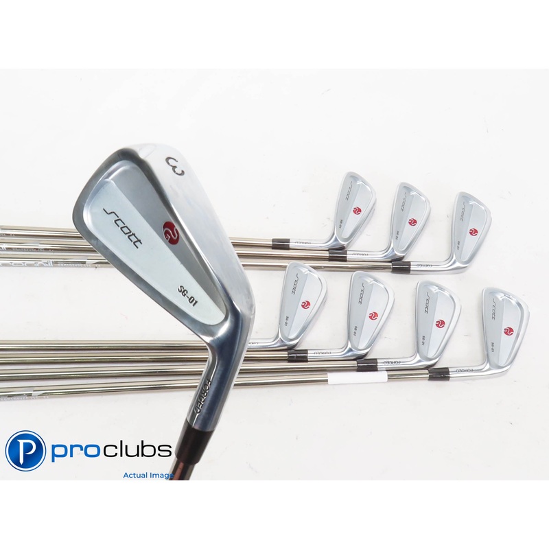 Nice SCOTT Golf SG-01 Forged 3-PW IRON SET -Recoil Proto 125 Stiff Flex Graphite