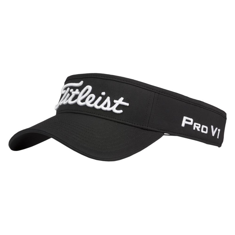 Titleist Tour Performance Staff Collection Golf Visor Black/White – 23 Men