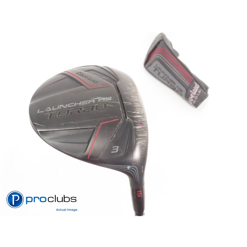 Cleveland Launcher HB Turbo 15* 3 Wood w/Cover- Miyazaki 5A Senior Flex 346446