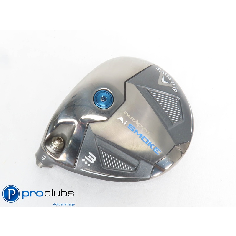 Excellent! Left Hand Callaway PARADYM Ai Smoke Triple Diamond 15* 3 Wood 429483