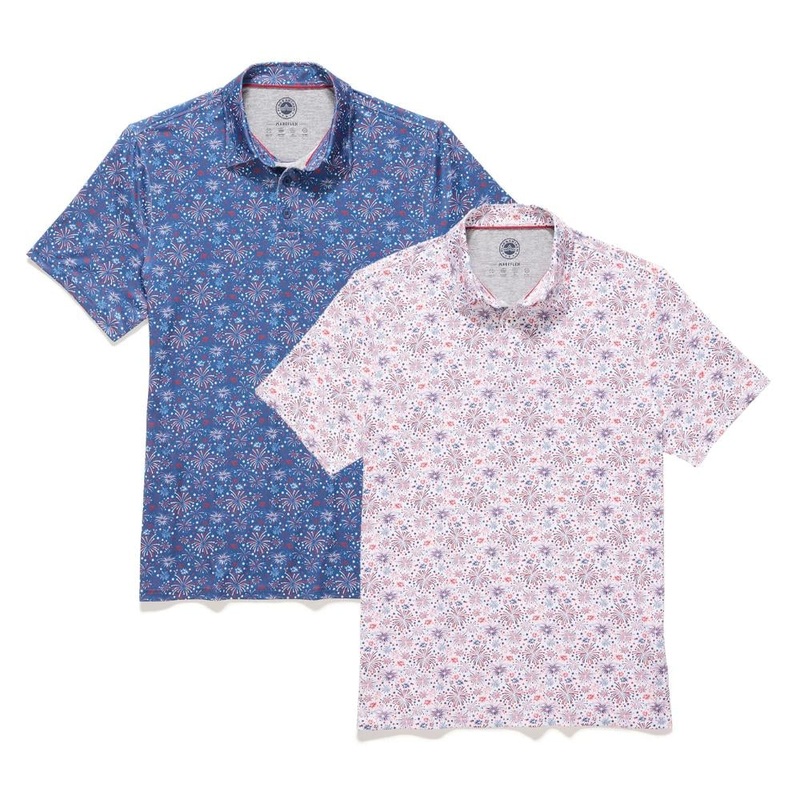 Flag & Anthem Men’s MVP Fairhope Firworks Print Polo 24