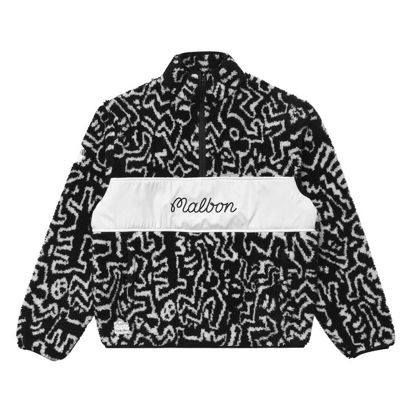 Malbon x Keith Haring Sherpa Golf Pullover Black – 24 Men