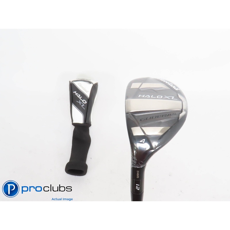 New! Left Handed Cleveland Halo XL 21* 4 Hybrid w/HC – Tensei AV Regular #421322