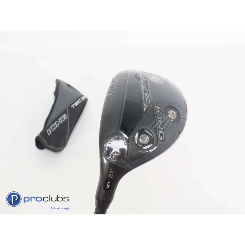 NEW Left Handed Cobra KING TEC Black 21* 4 HYBRID wHC MMT 70 Regular Flex 376485