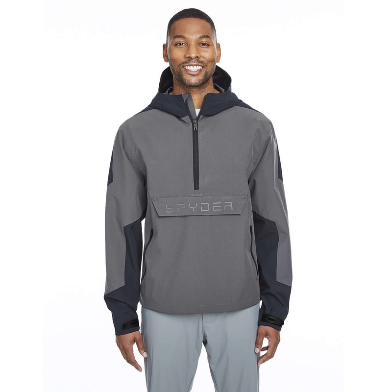 Custom Logo Spyder Patrol Anorak Jacket  – Mens