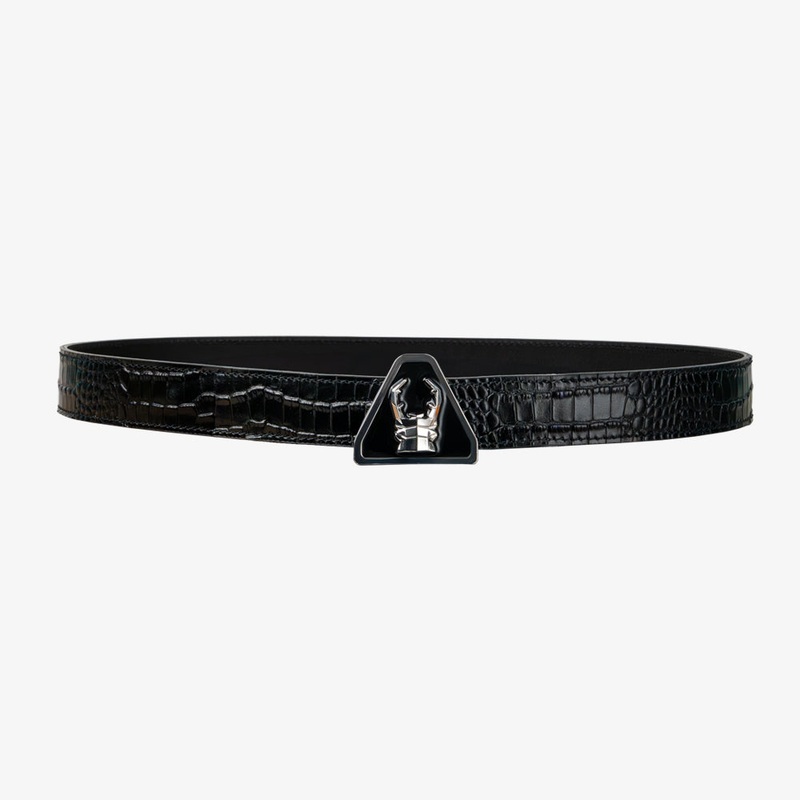 GFJ TRINITY TRIANGLE BELT WOMEN BLACK