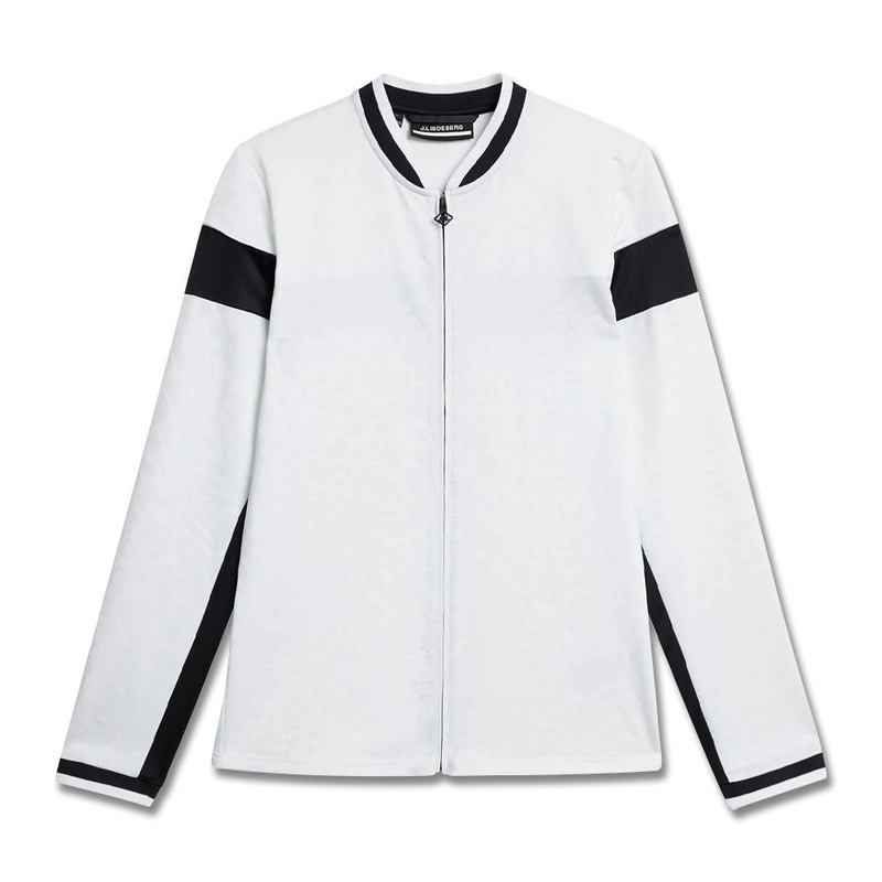 J.Lindeberg Helene Zip Mid Layer Golf Jacket  White – 24 Women