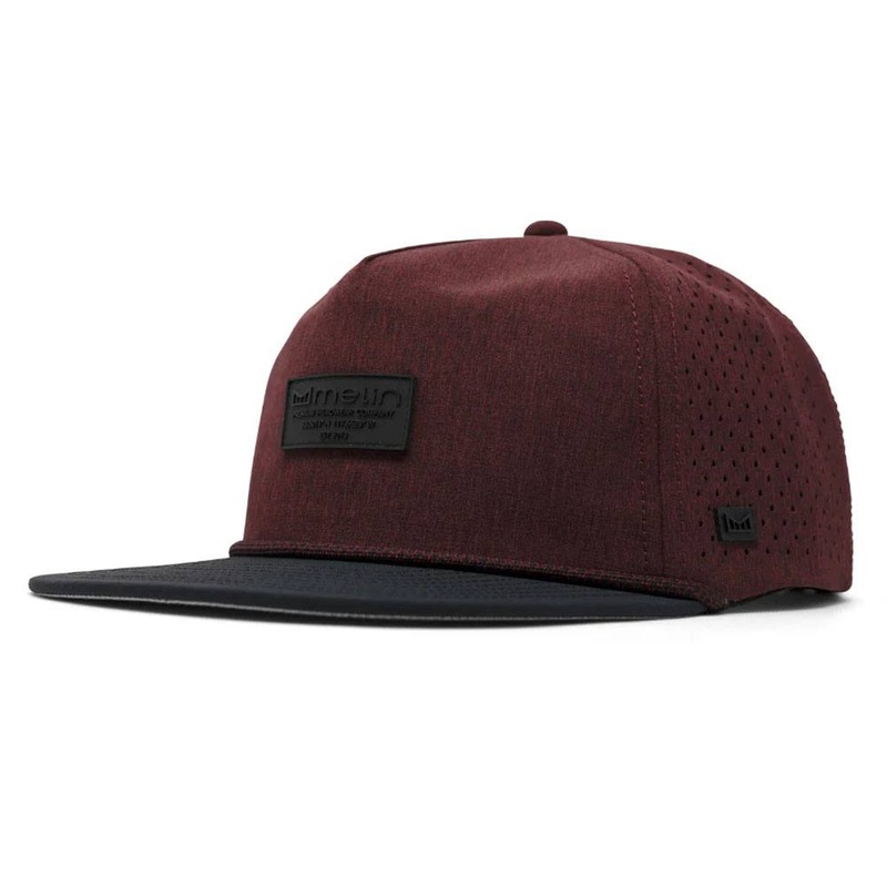 Melin Hydro Coronado Brick Golf Cap Heather Maroon/Black – SP24 Men