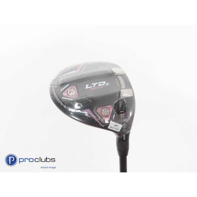 NEW Ladies Cobra KING LTDx MAX 25.5* 7 Wood – Helium 4F1 Ladies Flex 345163